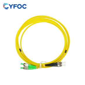 OS2 FC APC-ST UPC双工LSZH 3.0mm光纤跳线, 3m